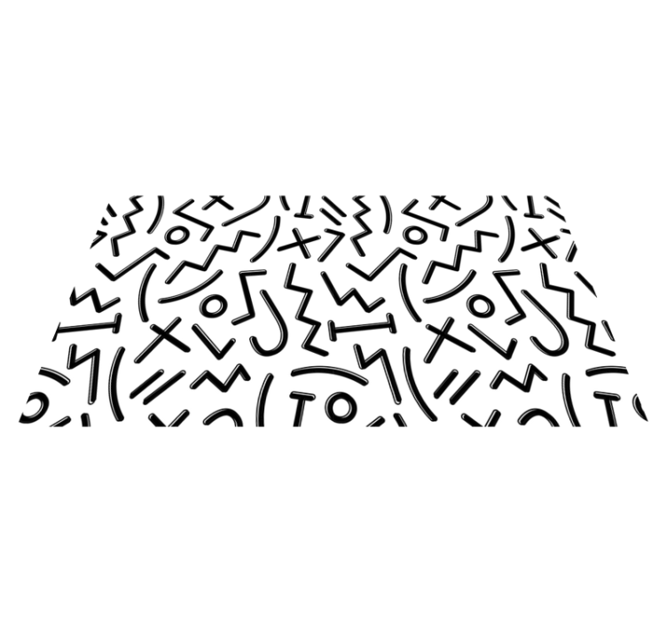 Dynamic Abstract Lines kids vinyl carpet - TenStickers