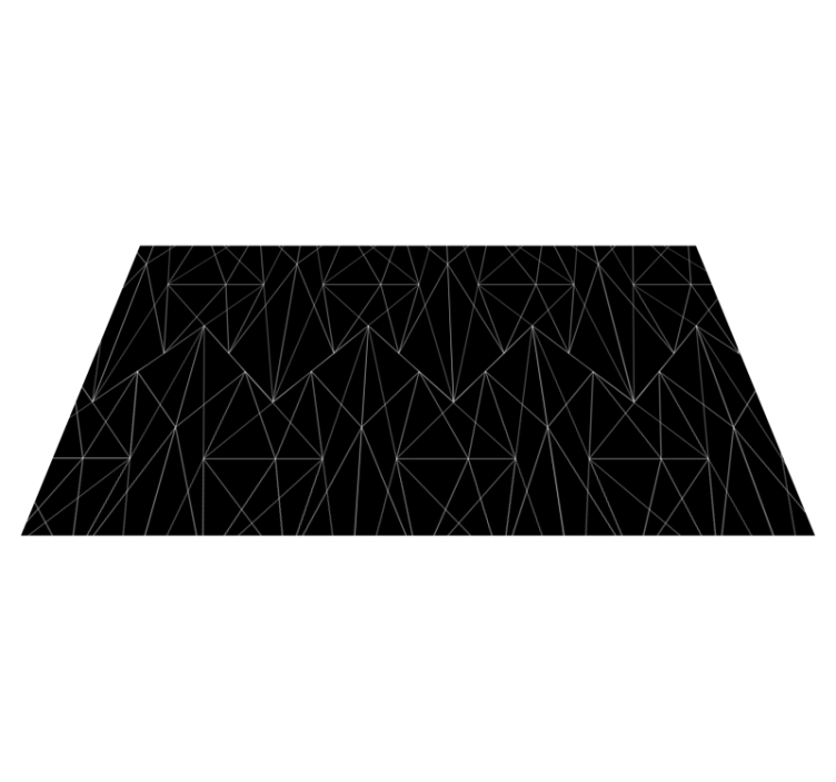 Stylish  Style geometric vinyl carpet - TenStickers