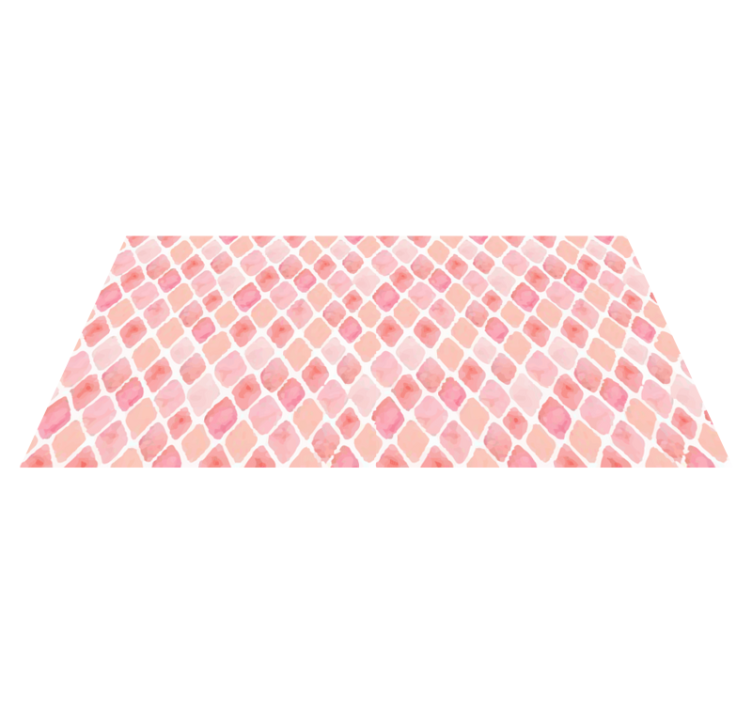Soft pink aquarella strokes bedroom vinyl carpet - TenStickers