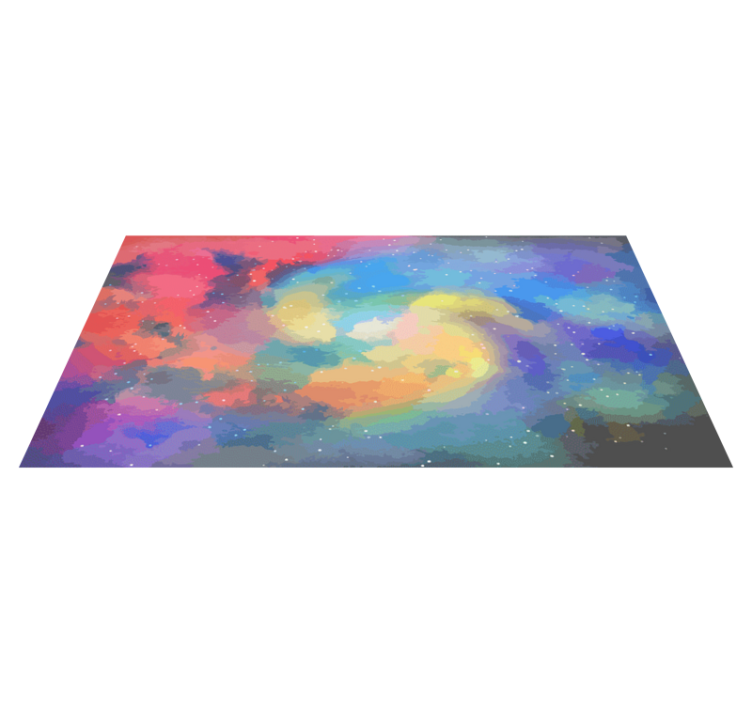 Celestial Swirl modern vinyl carpet - TenStickers