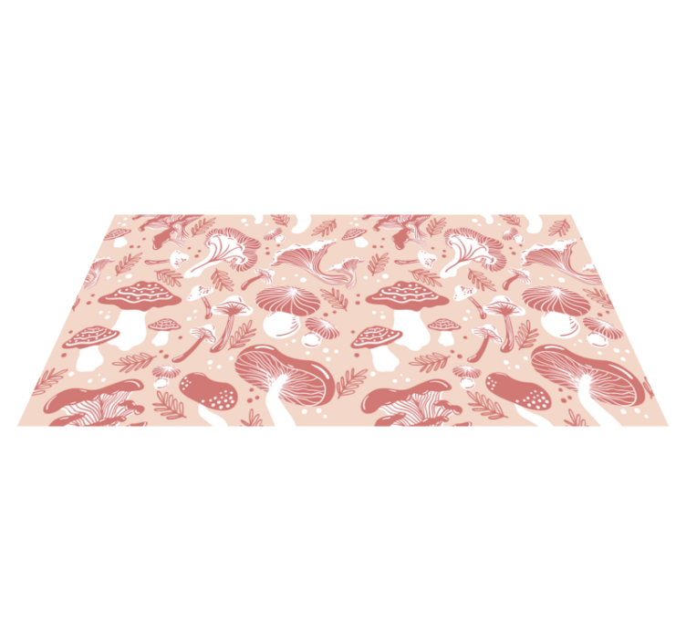 Mushroom Fantasy nature vinyl carpet - TenStickers