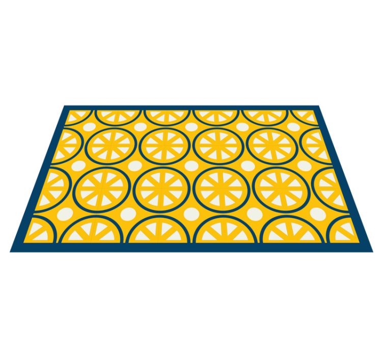 Citrus Slice Style kitchen vinyl carpet - TenStickers