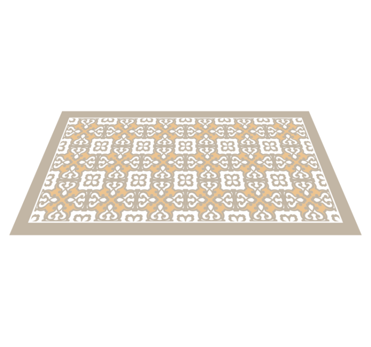 Mosaic vinyl carpet with stylish patterned designs - TenStickers