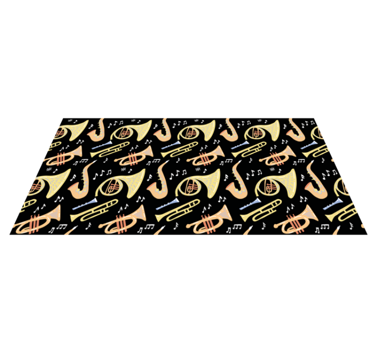 Event vinyl carpet musical instrument ideas - TenStickers