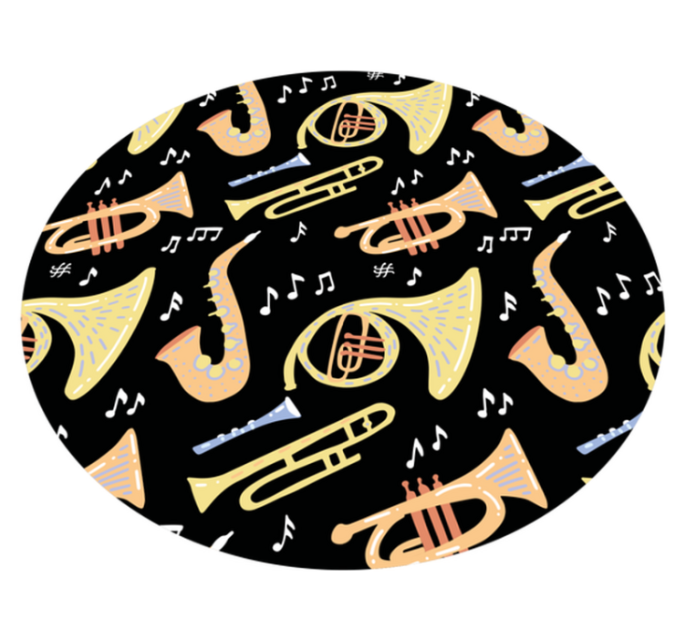 Musical Instrument Idea kids vinyl carpet - TenStickers