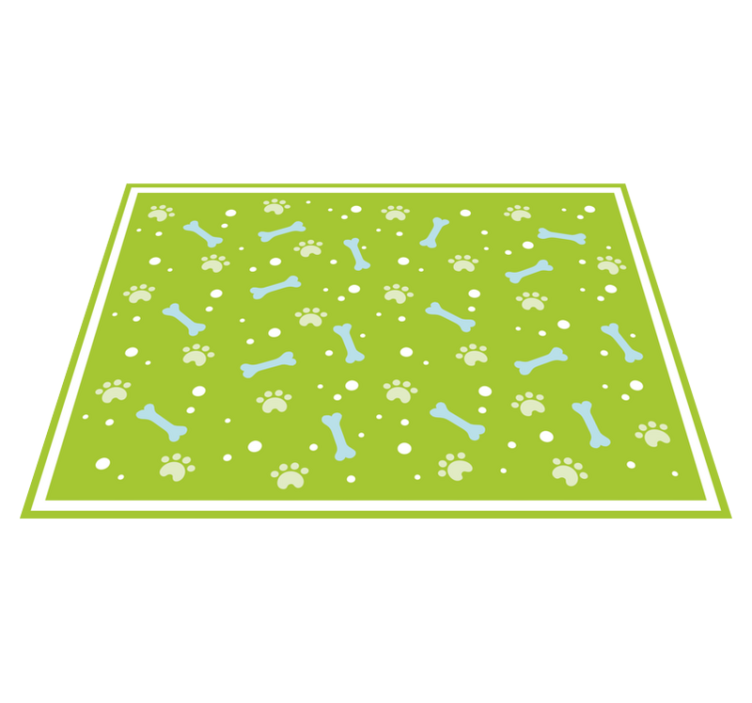 Paw Print Style animal vinyl carpet - TenStickers
