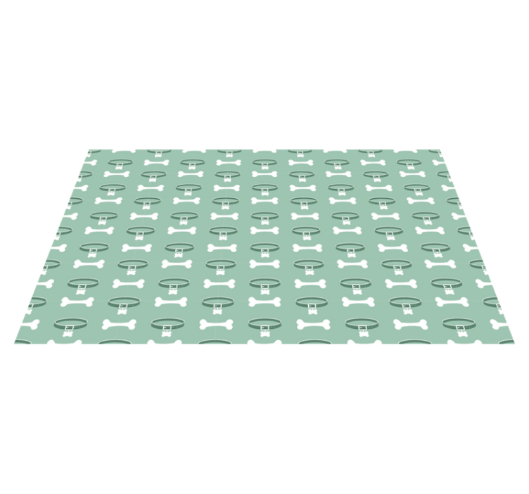 Dog Bones Pattern animal vinyl carpet - TenStickers