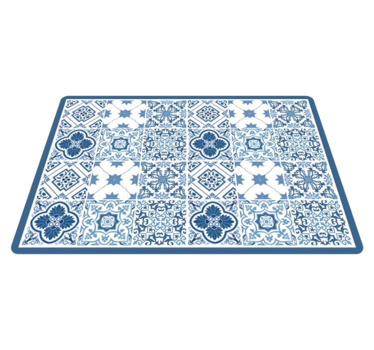 Decorative Tile Patterns marble vinyl carpet - TenStickers