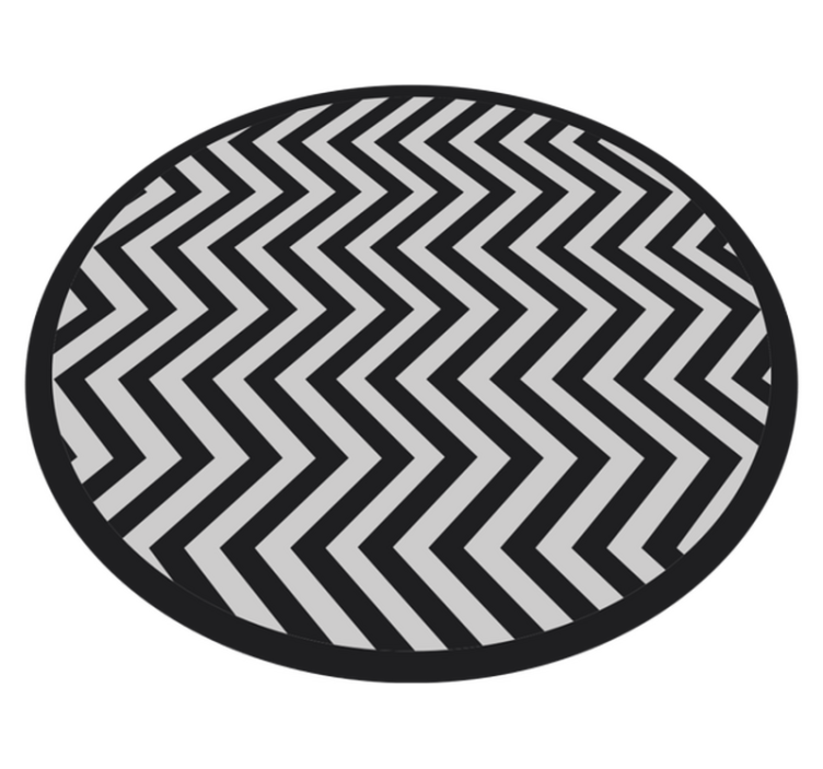 Dynamic Chevron Pattern geometric vinyl carpet - TenStickers