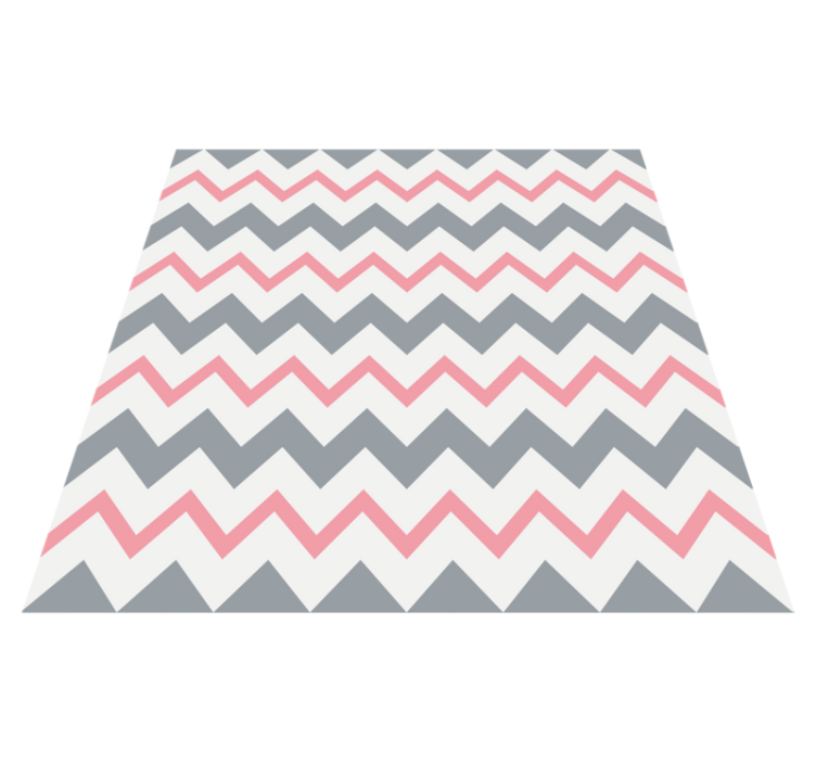 Chevron Pattern Decor kids vinyl carpet - TenStickers