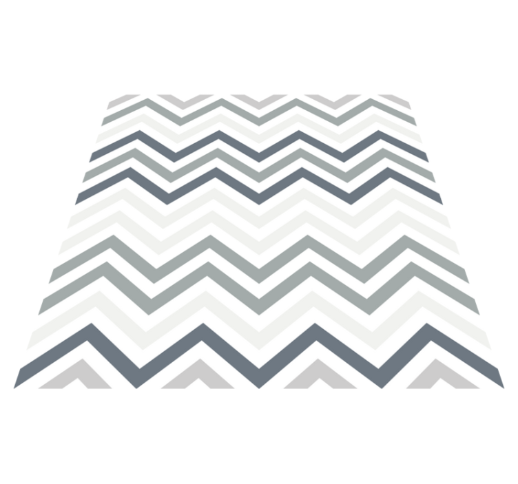 Chic Chevron Motif geometric vinyl carpet - TenStickers
