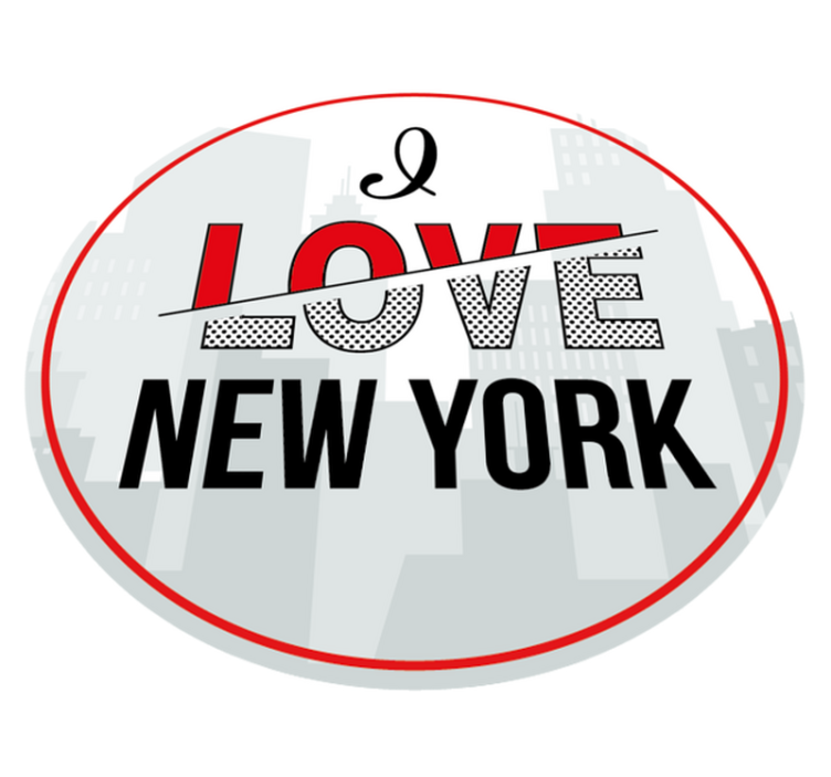 I LOVE NEW YORK custom vinyl carpet - TenStickers