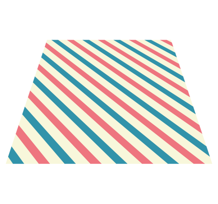 Striped vinyl carpet in striped color palette - TenStickers