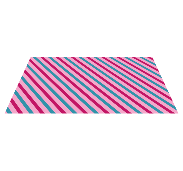 Lively striped concept striped vinyl carpet - TenStickers