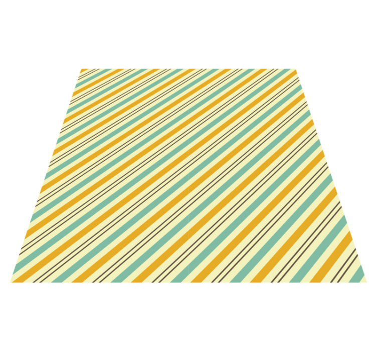Lively striped design striped vinyl carpet - TenStickers