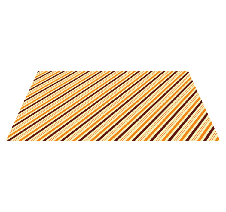 Vibrant striped design striped vinyl carpet - TenStickers