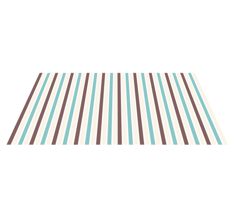 Blue Stripes Spectrum striped vinyl carpet - TenStickers