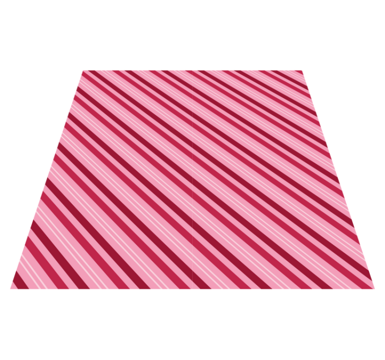 Striped vinyl carpet in pink stripe pattern - TenStickers