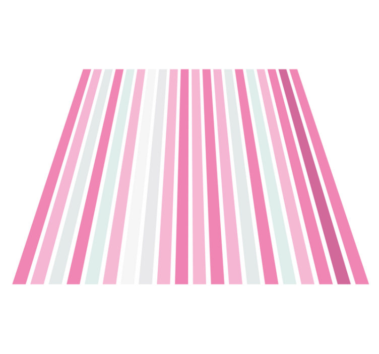 Pink vertical pattern striped vinyl carpet - TenStickers