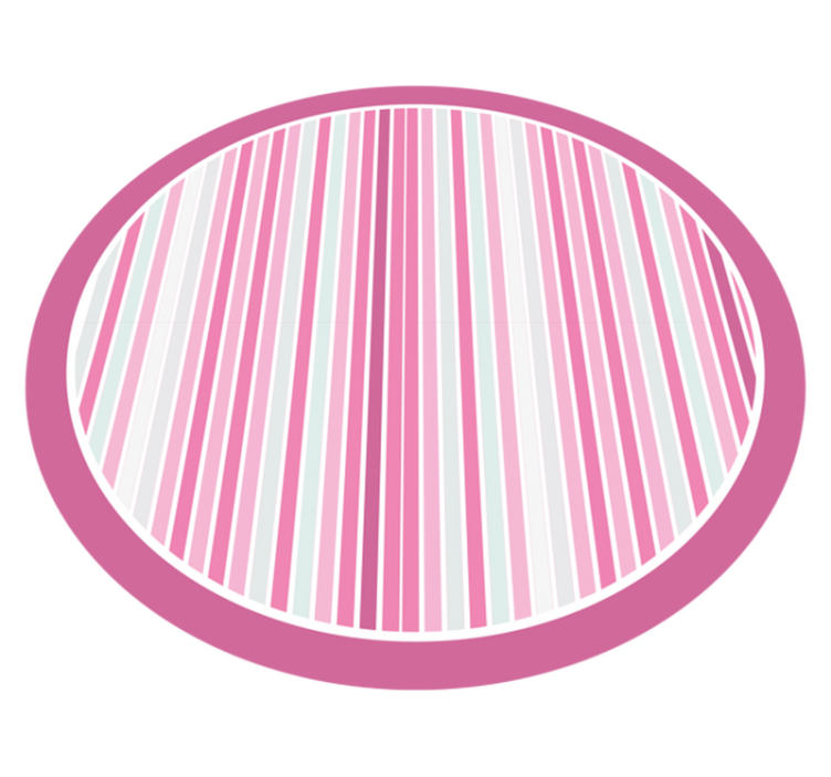 Chic striped style striped vinyl carpet - TenStickers