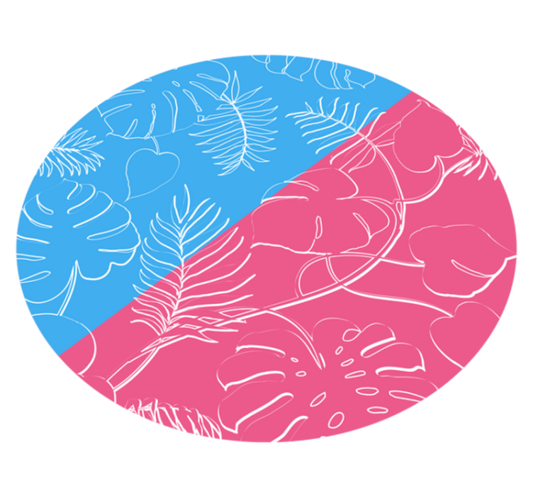 Nature vinyl carpet leafy tropics - TenStickers