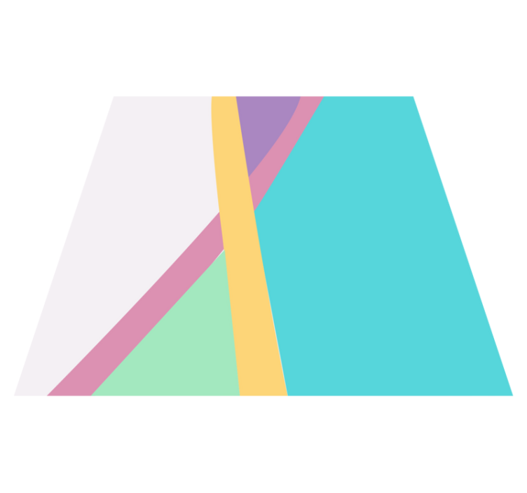 Modern vinyl carpet in colorful abstract layers - TenStickers