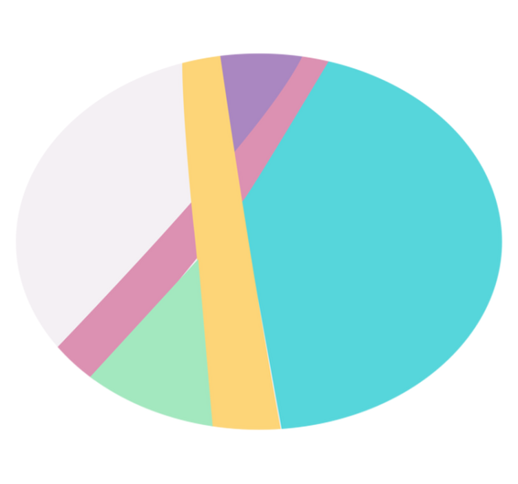 Minimalist vinyl carpet in vibrant color blocks - TenStickers