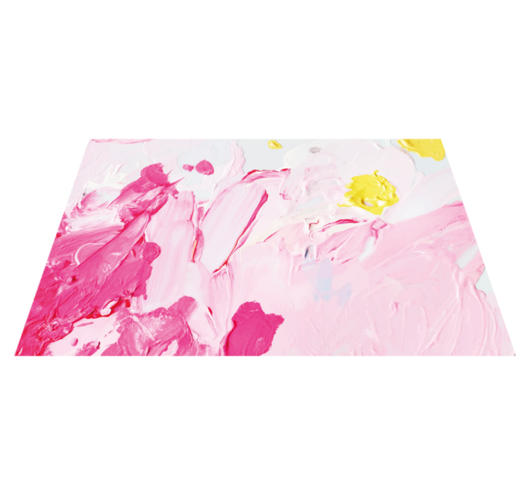 Teen vinyl carpet with pink abstract swirls - TenStickers