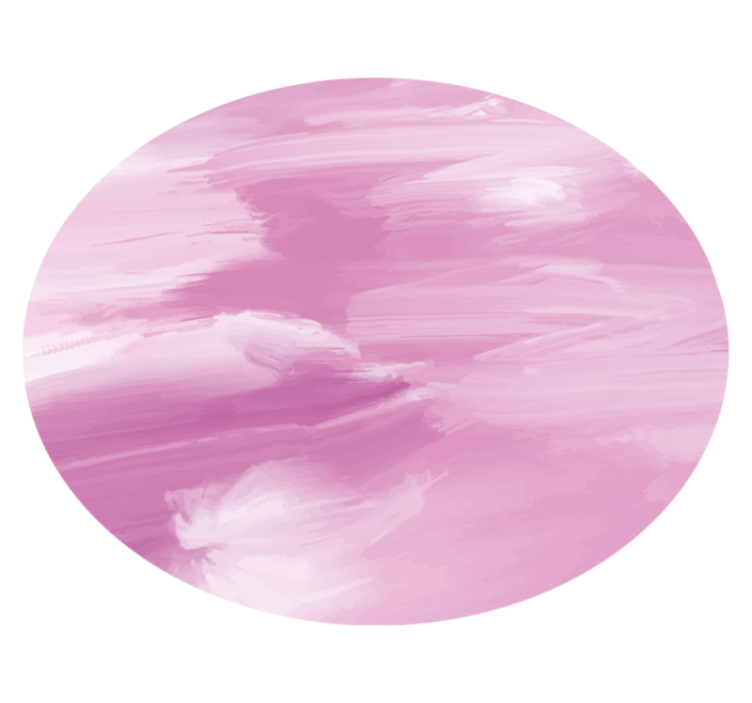 Vinyl rug with gentle rose swirls - TenStickers