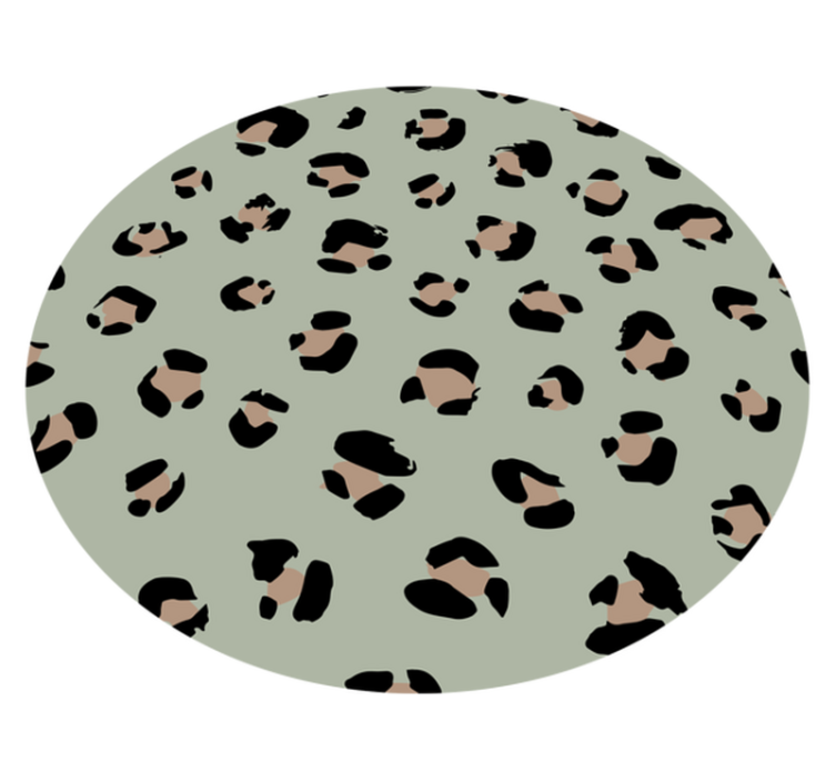 Leopard print aesthetic animal print vinyl carpet - TenStickers