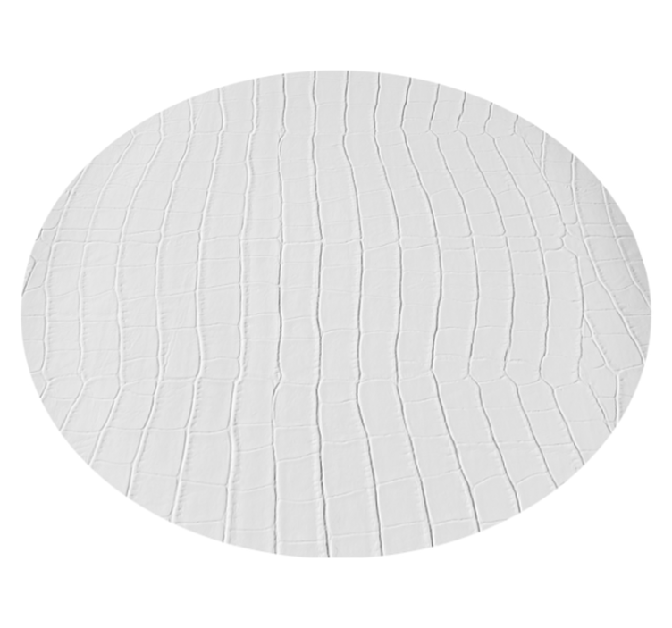 White crocodrile pattern animal vinyl carpet - TenStickers