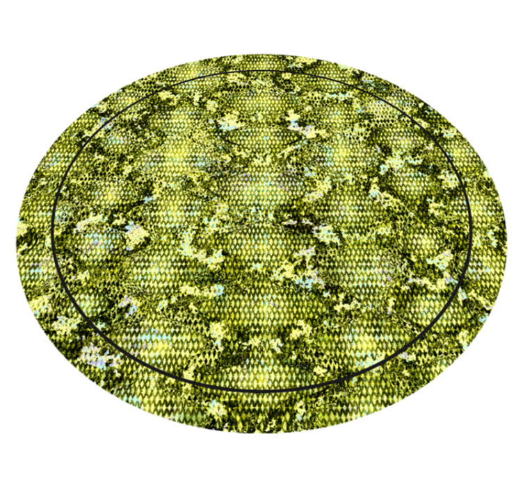 Animal print vinyl carpet reptile green skin - TenStickers