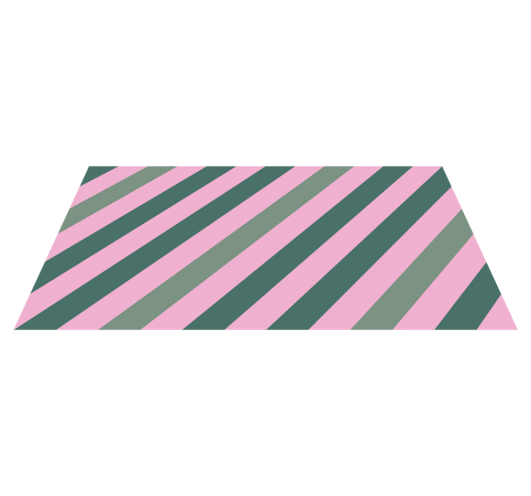 Diagonal pink stripes entrance hall vinyl carpet - TenStickers