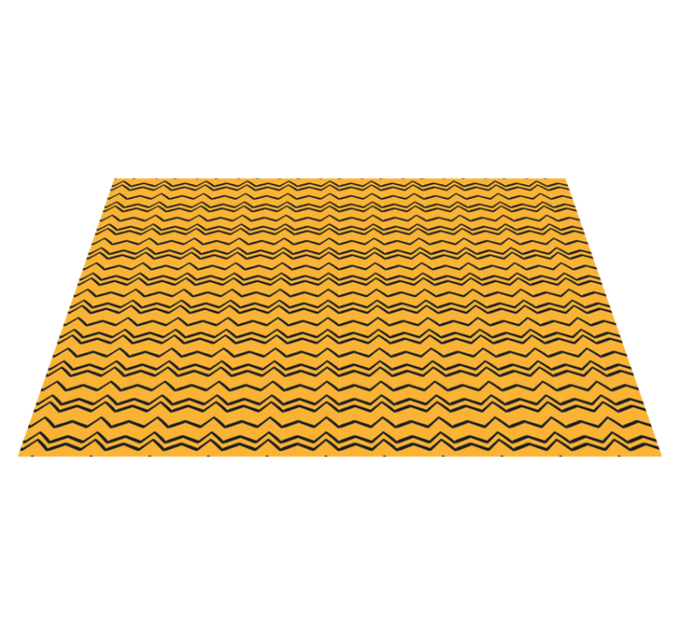 Vibrant Zigzag Pattern striped vinyl carpet - TenStickers