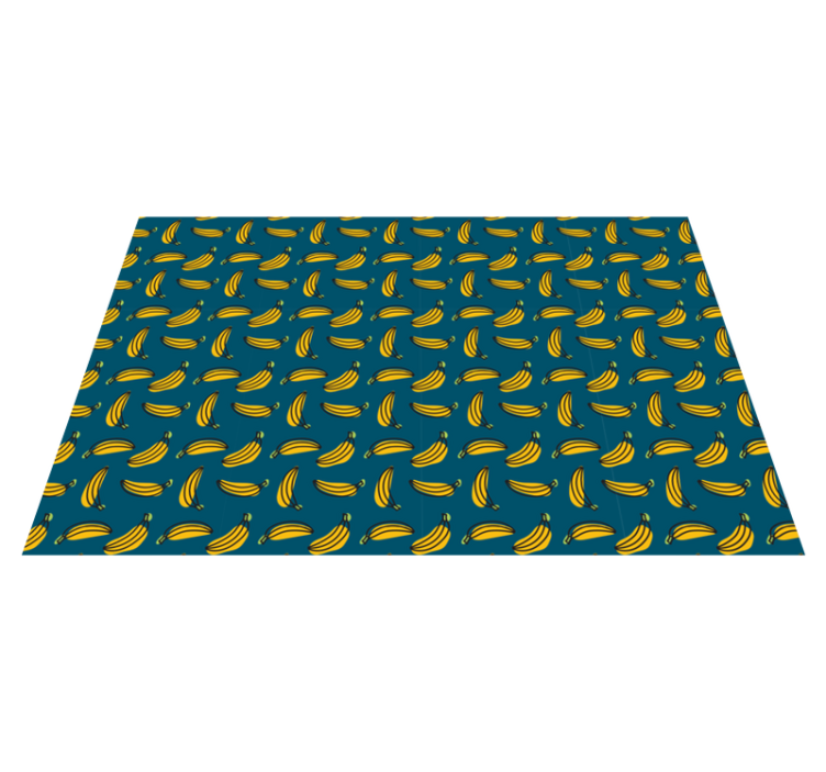 Banana Pattern texture vinyl carpet - TenStickers