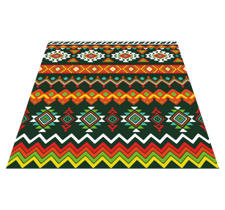 Aztec inspired design ethnic vinyl carpet - TenStickers