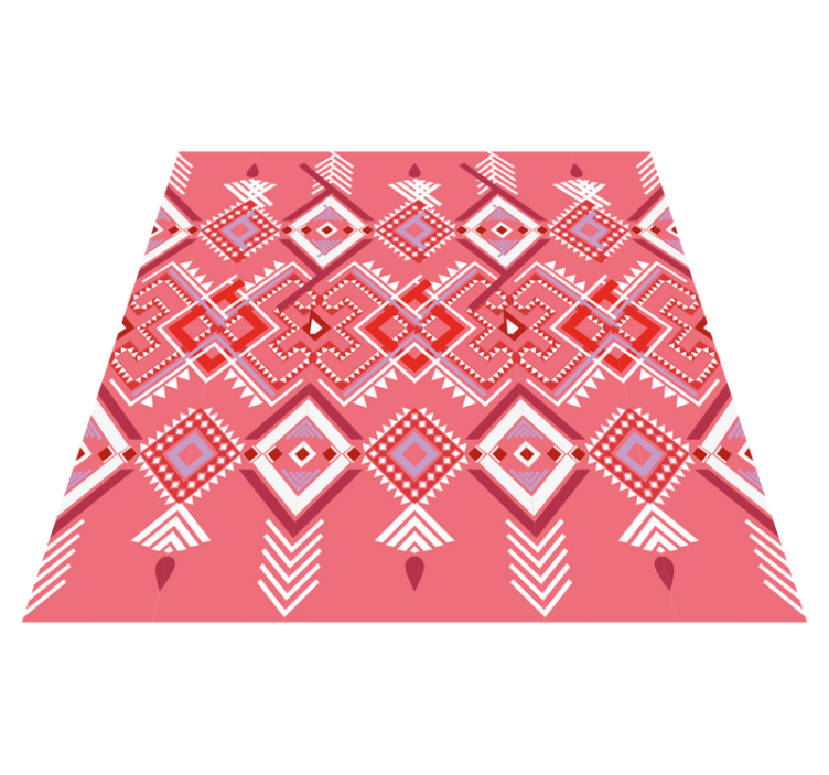 Tribal Pattern Mosaic ethnic vinyl carpet - TenStickers