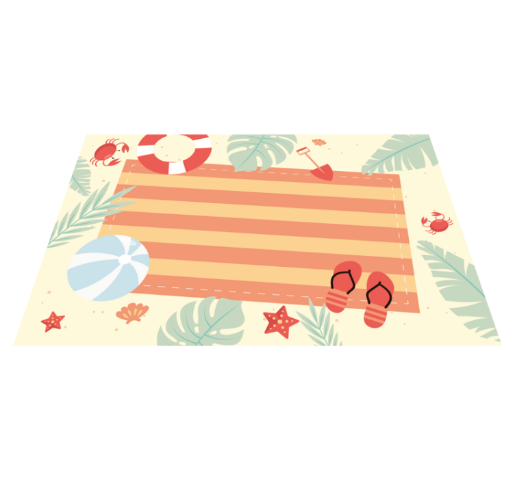 Summer vibes scene kids vinyl carpet - TenStickers