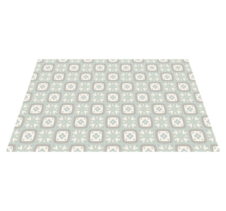 Tile arrangement mosaic vinyl carpet - TenStickers