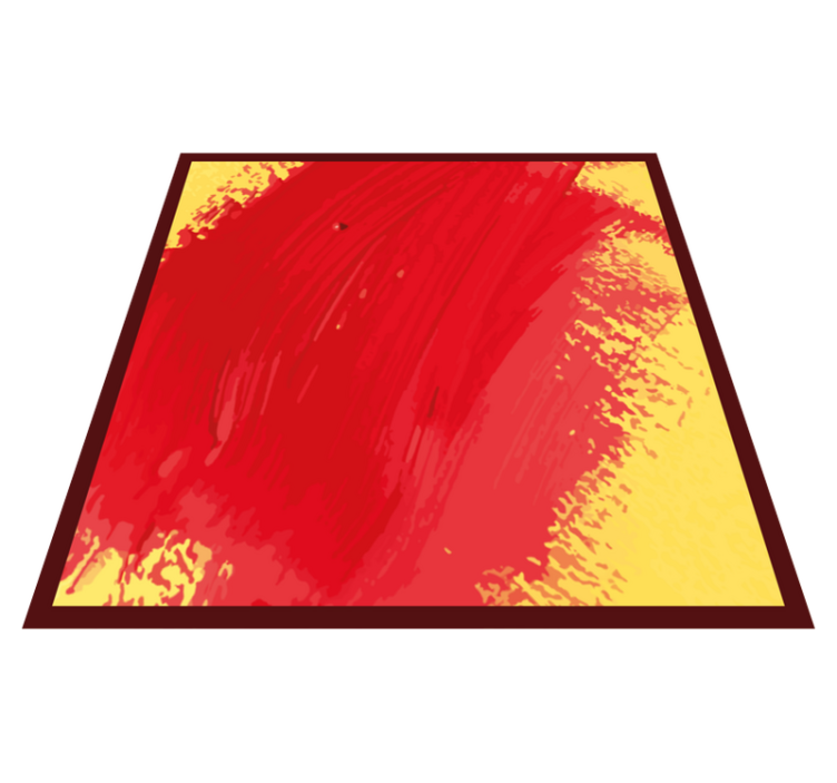 Vibrant colour splash modern vinyl carpet - TenStickers