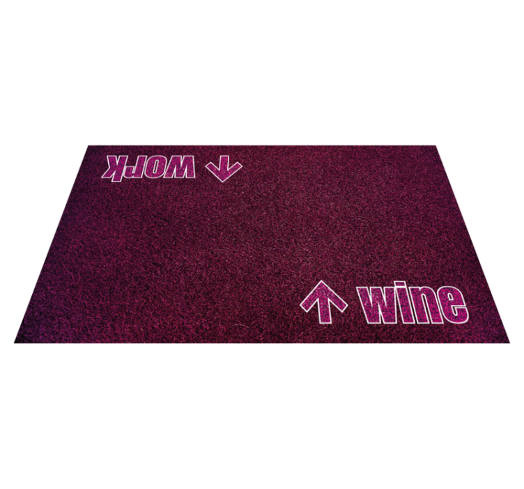 Work Wine double face entrance hall tiles - TenStickers