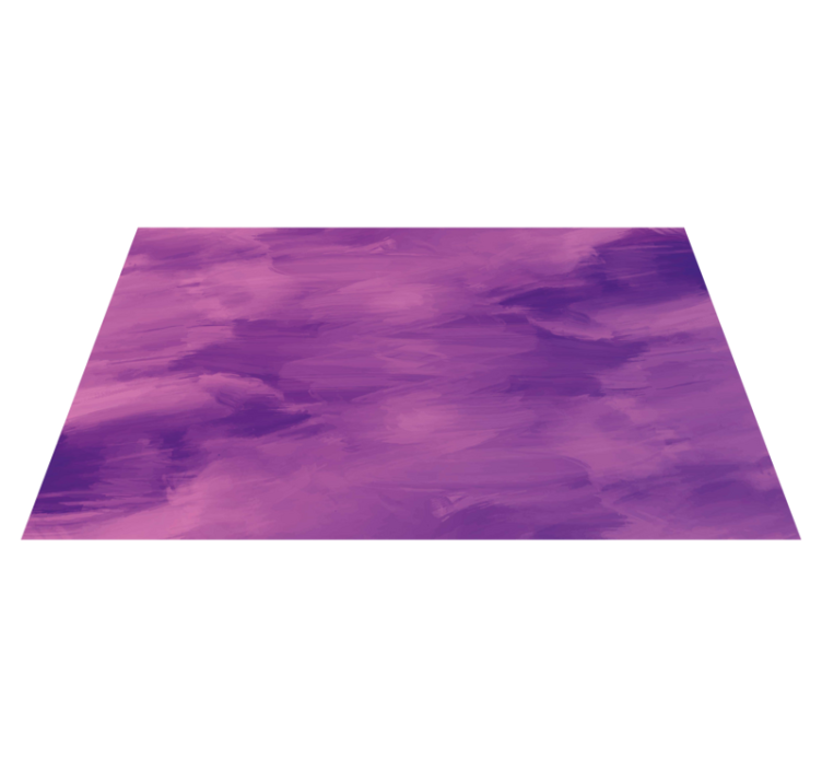 Purple abstract swirl vinyl rug - TenStickers