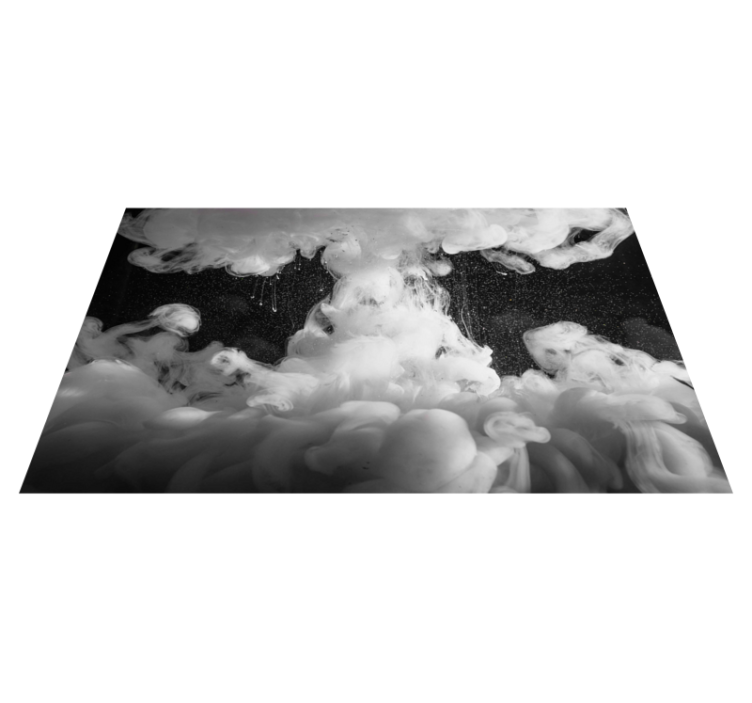 Fluffy Cloud Formation kids vinyl carpet - TenStickers
