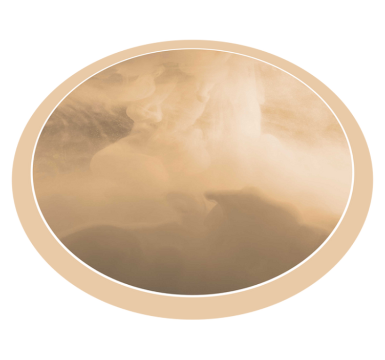 Soft Cream Waves bathroom vinyl carpet - TenStickers