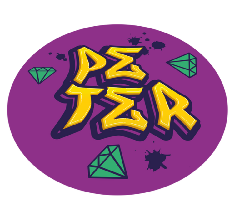 Arte y diamantes custom vinyl carpet - TenStickers