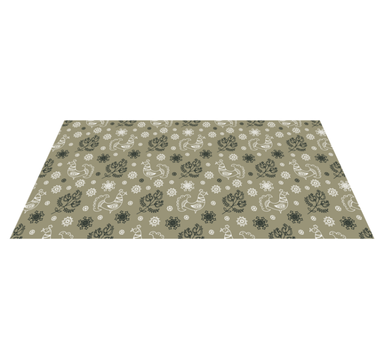 Charming Animal Motifs custom vinyl carpet - TenStickers