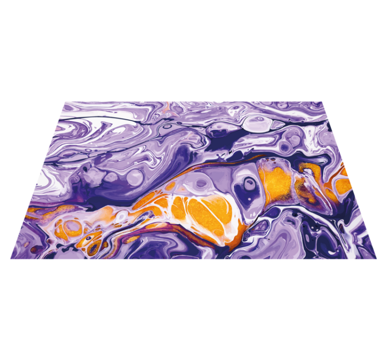 Abstract Purple Swirl marble vinyl carpet - TenStickers