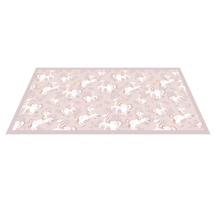 Unicorn Dreamscape kids vinyl carpet - TenStickers
