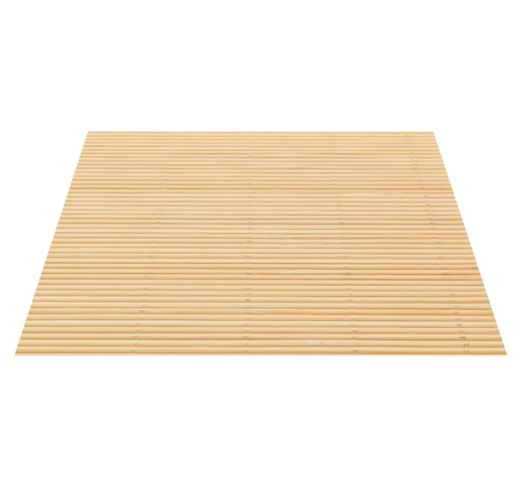 Natural Bamboo Texture entrance hall vinyl carpet - TenStickers