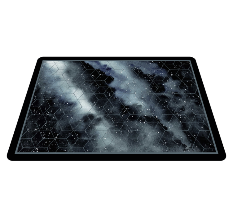 Hexagonal galaxy pattern teen vinyl carpet - TenStickers